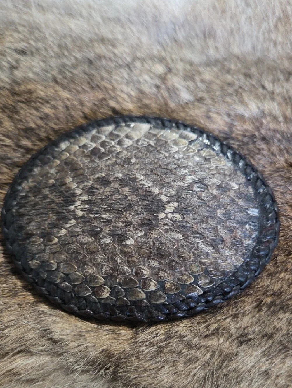Rad Leather Snake Belt Buckle